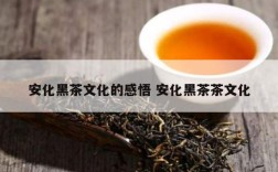 安化黑茶文化的感悟 安化黑茶茶文化